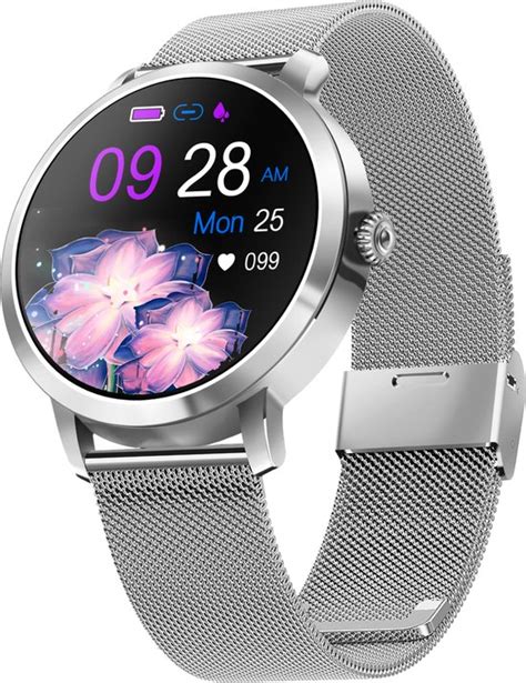 smartwatch dames zilver